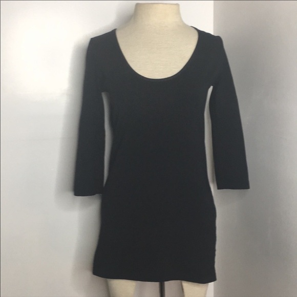 Left Coast Tee 3/4-length Sleeve Scoop Neck - Picture 2 of 10